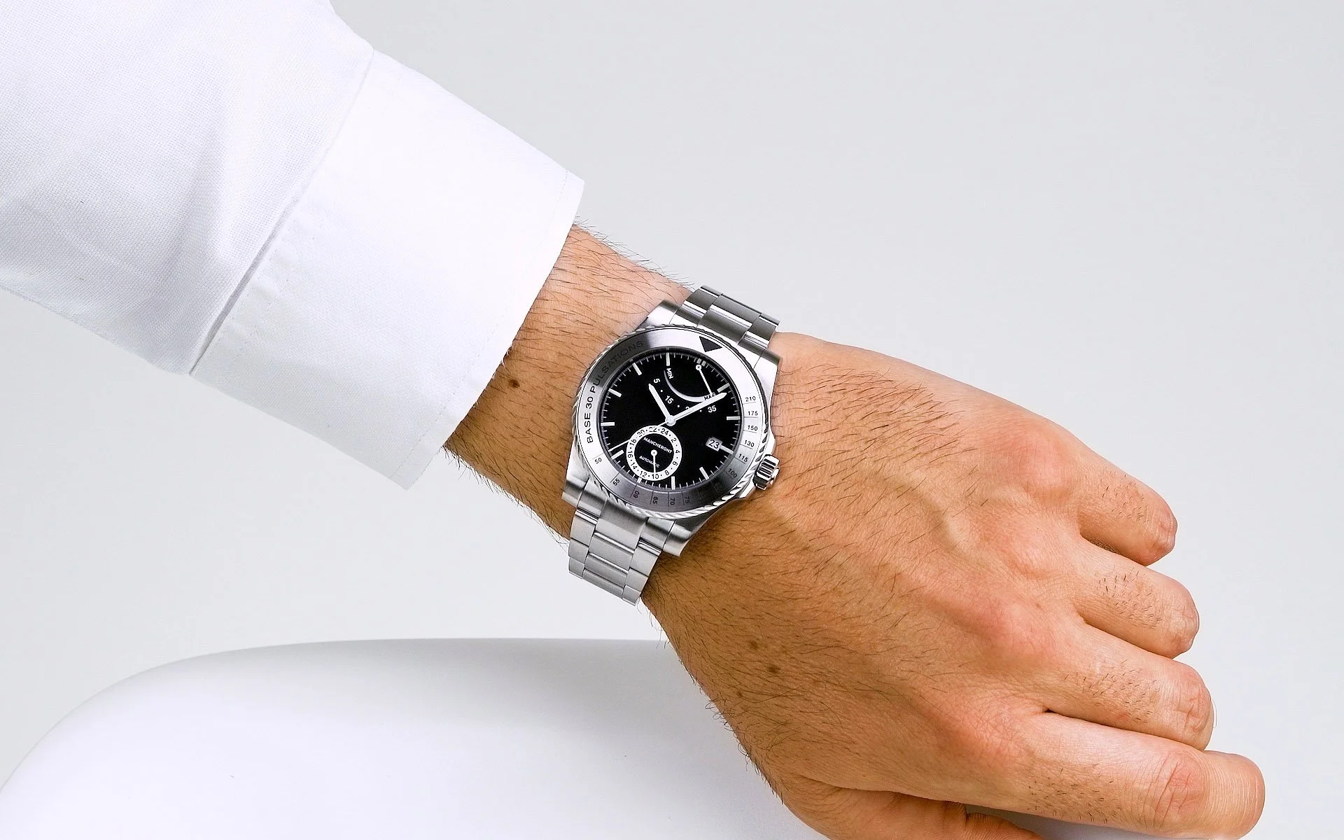 Pacer - 77000AC - Black Dial Men's Watch - Mancheront